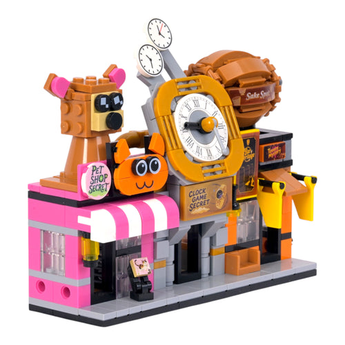 The Hub Set 2 Brix Street Shops - building block set by Toymersive