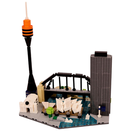 Australia: The Harbor | Iconic Horizons | Australia Architectural Landmarks Model Kit | Collectible | Skyline Brick Model Buy Online India