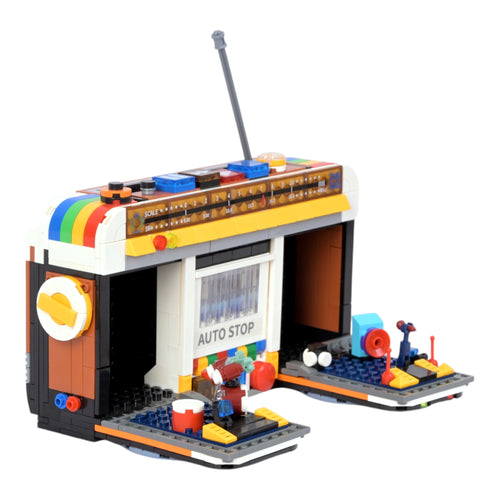 Radio Cassette Player| Retro Classics| Nostalgic Display Model| Creative Assembly Experience | Retro Decor Model India