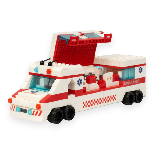 Med Rescue 6-in-1 Mega Brick Set - 6 in 1 brick building set online by Toymersive