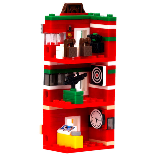 Red Hub 3-in-1 Brix Street Set - city building set india by Toymersive