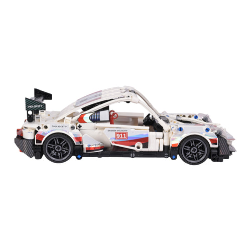 White Racing Car | Car Series | Speed Trail | Speed Racer Toy | Brick Racing Car Set Buy Online