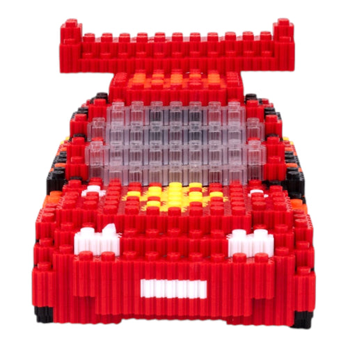 Race Car | InBrix™ Décor Series | Interlocking Bricks 3D Figure Décor Model | Aerodynamic Spoiler Design | Creative Display Build | Car Showpiece