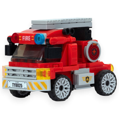City Force | Pull & Go | Rescue Vehicle | Building Block Car Set | Set of 4 Cars | Pullback Action Vehicles | Pull Back Vehicle Toy Set Online