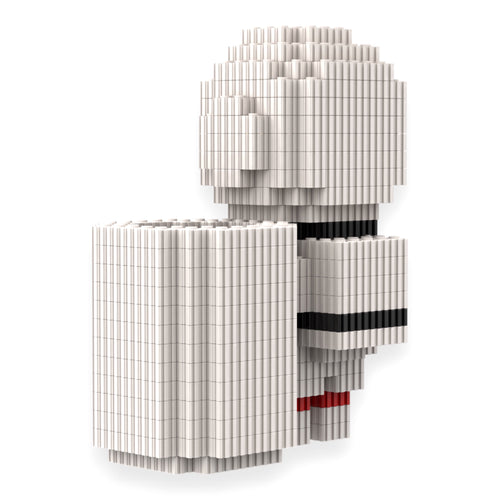 Organizer Mug with Indian Flag | InBrix™ Astronaut Series Organizer | Interlocking Brick 3D Figure| Display Model Building Set | Astronaut Collectible Figure