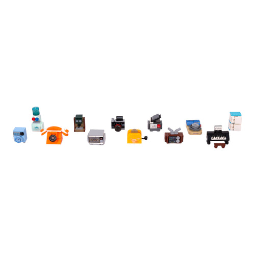 Mini Home Essentials | 12 Household Appliance Models | DIY Creative Construction Set | Mini Home Brick Decor Set Buy