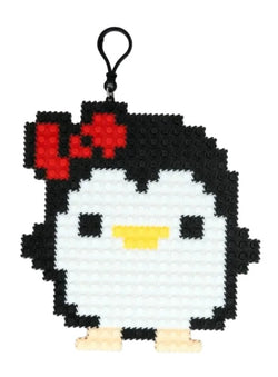 Penguin Brick Charm - mini animal charm gift by Toymersive