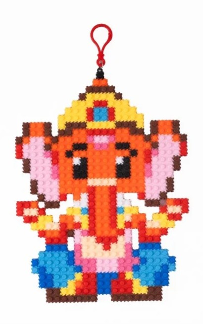 Ganesh Ji Brick Charm - ganesh collectible for diwali gift by Toymersive