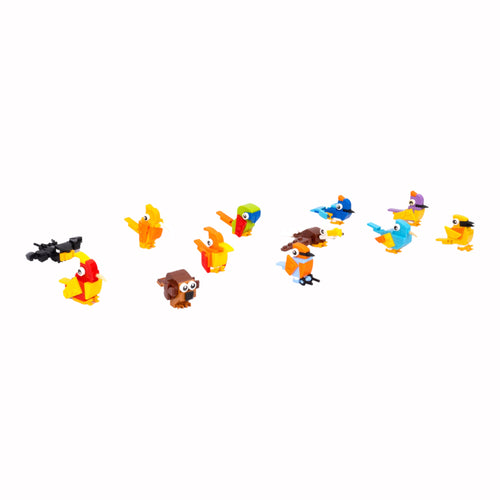 12-in-1 Bird Builder Brick Set - buildable animal toy india by Toymersive