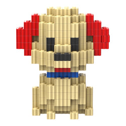 Labrador Brick Figure - labrador brick figure gift by Toymersive