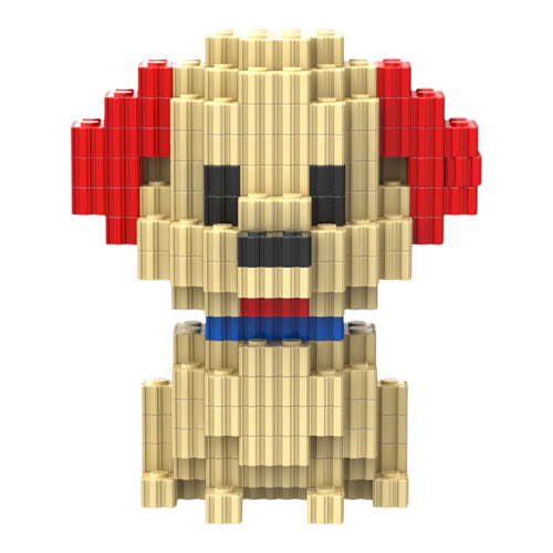 Labrador Brick Figure - labrador brick figure gift by Toymersive