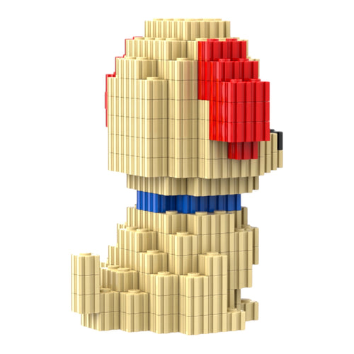 Labrador | InBrix™ Pet Series | Interlocking Bricks 3D Figure Building Set | Pet Model Kit | Creative Hobby & Desk Decor | Labrador Brick Figure Gift