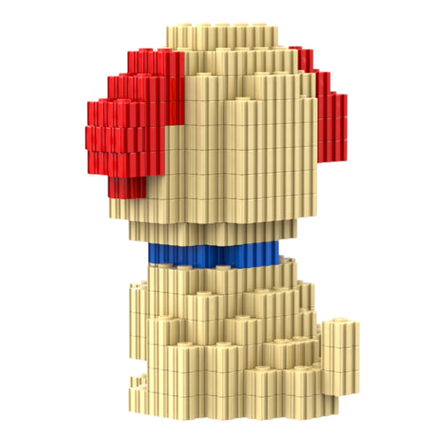 Labrador | InBrix™ Pet Series | Interlocking Bricks 3D Figure Building Set | Pet Model Kit | Creative Hobby & Desk Decor | Labrador Brick Figure Gift