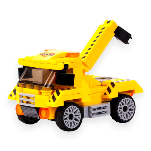 Build Force | Pull & Go | Construction Vehicles | Building Block Car Set | Set of 4 Cars | Pullback Action Cars | Pull Back Vehicle Toy Set Online